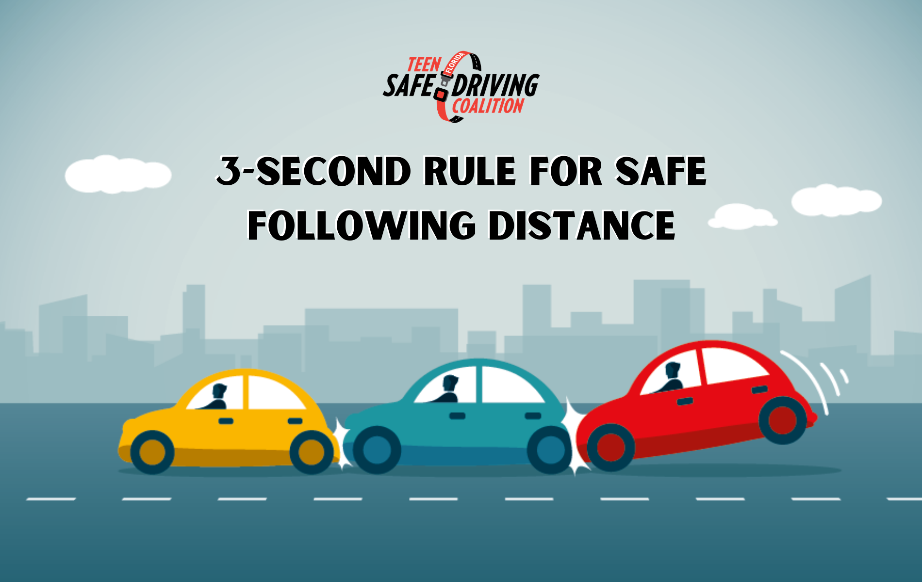 3-Second Rule for Safe Following Distance
