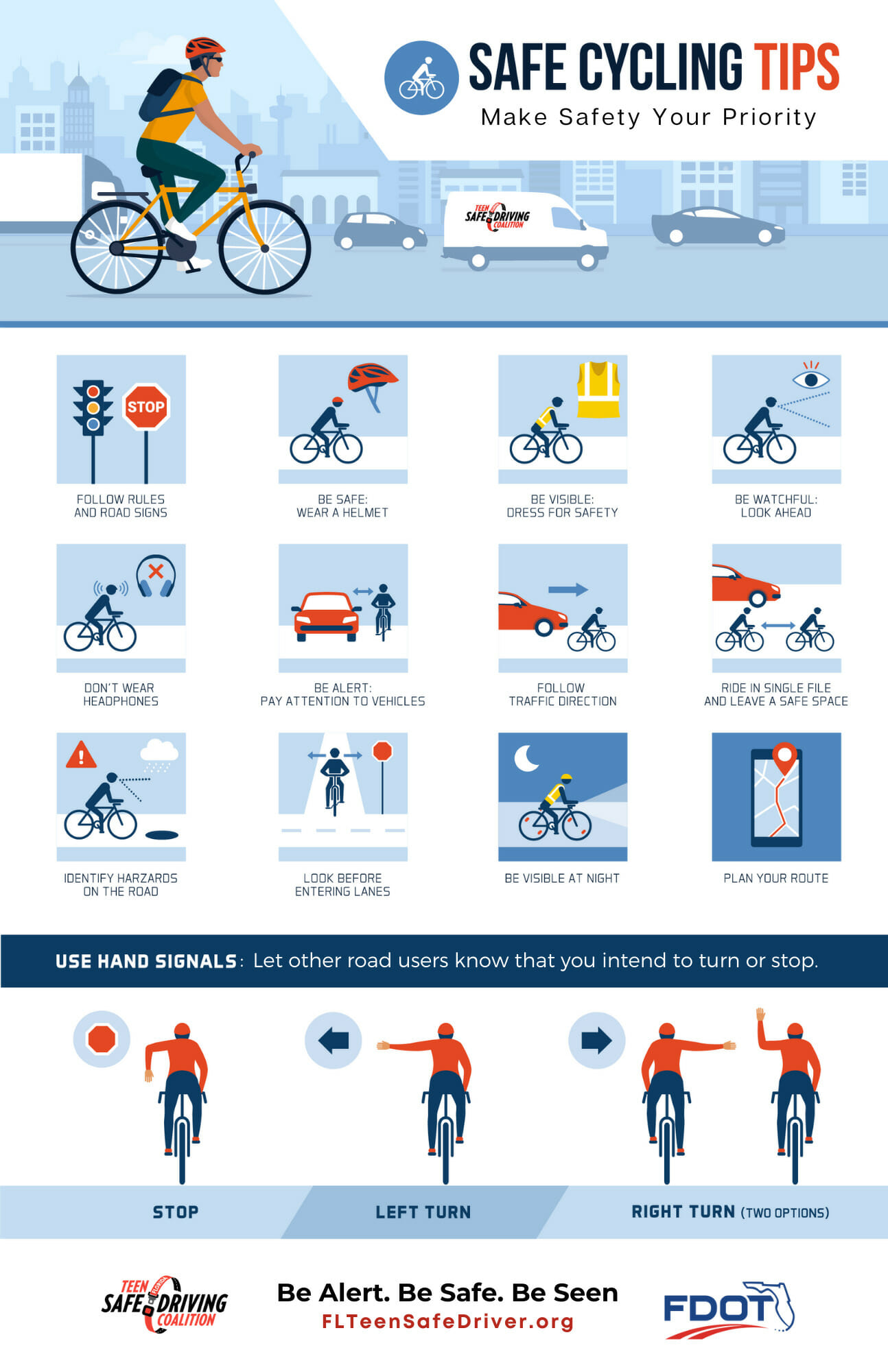 Bicycle & Pedestrian Safety Materials - Florida Teen Safe Driving