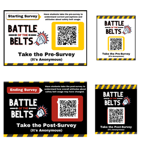 PrePost Survey Postcards