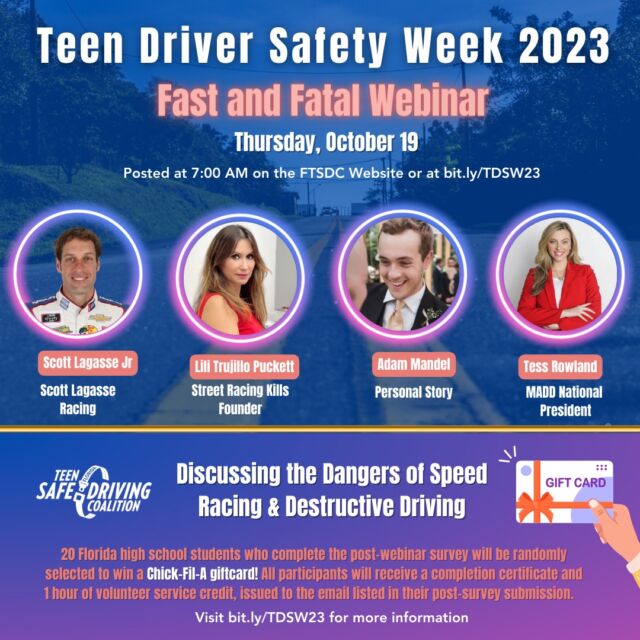 Teen Traffic Safety Posters - Florida Teen Safe Driving Coalition